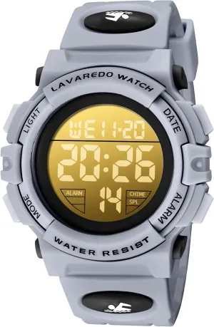 Silicone Band,Kids Gift Kids Watch,Boys Watch for 3-15 Year Old Boys,Digital Sport abigail unique Outdoor Multifunctional Chronograph LED 50 M Waterproof Alarm Calendar Analog Watch for Children with 