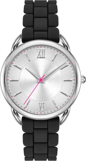 Silicone Strap Easy to Read Watch Bisley 35MM consortium Women Watch 