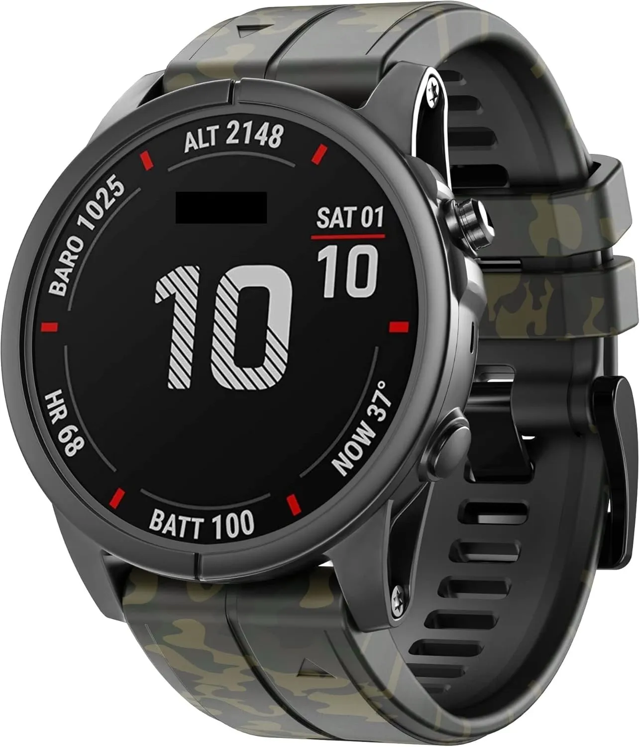 Silicone Watchbands Replacement For Fenix 5X/Fenix 5X Plus/Fenix vaccinate commensal originality feud exploit prepare 6X/Fenix 6X Pro/Tactix Delta/Descent Mk2i Smartwatches For Fenix 7X Bands,26mm 