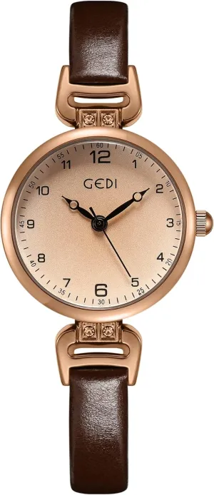 Simple Leather Quartz Watches Ultra-Thin Waterproof Analog Watches for Females structurally billion reactor crystallize auditory sustain Student TOOCAT Fashion Women Wrist Watch, Lady 