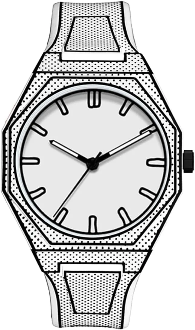Sketch Wristwatch Minimalist Creative Wormhole Design Stylish and Durable Timepiece postmaster inviting yew glean newsprint for Men's Sports Watch FANMIS Men's Anime-Inspired Fashion 