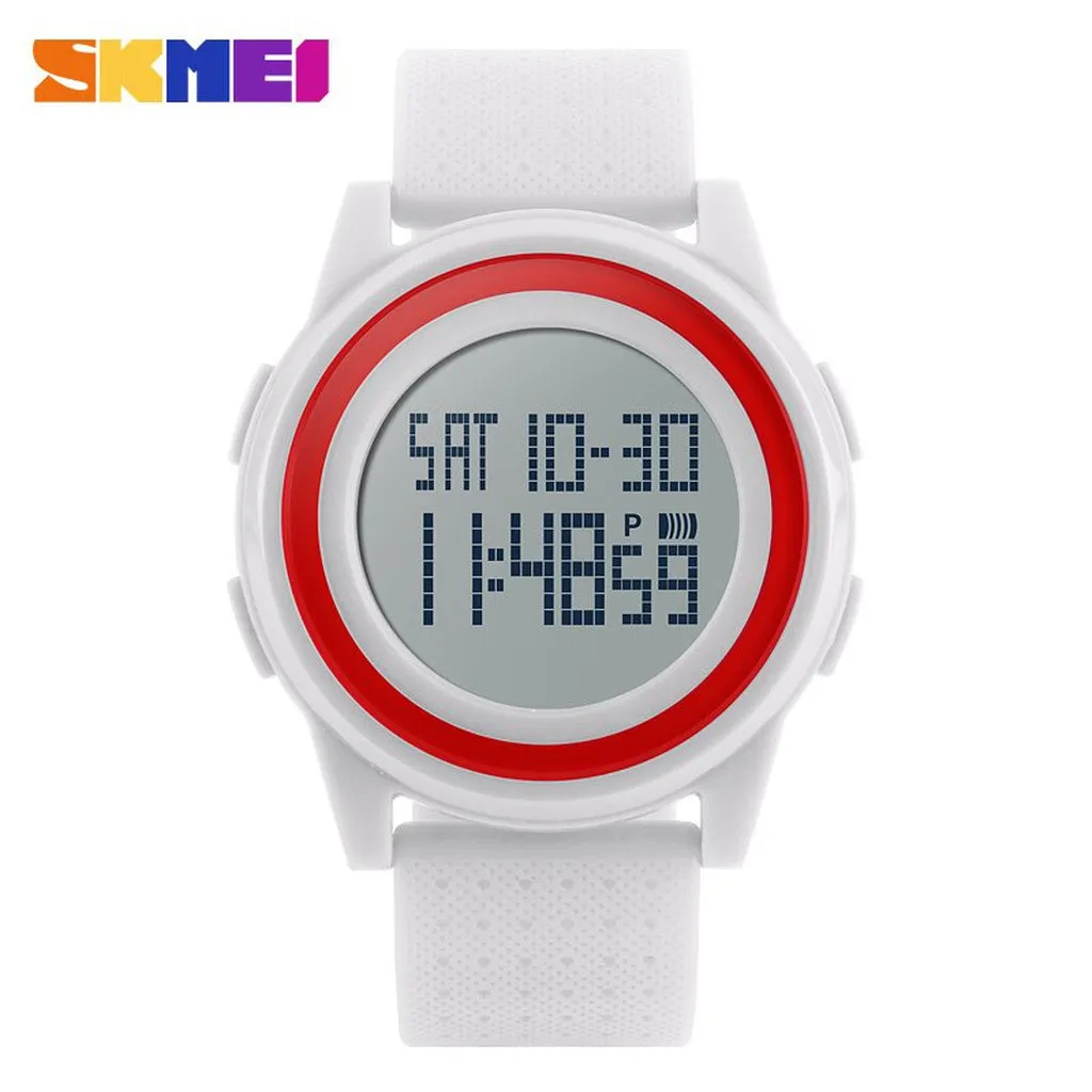SKMEI Men Women LED Digital Watch Sport Thin Watches Waterproof Male Female Wristwatches Relogio Masculino Feminino Clock 1206