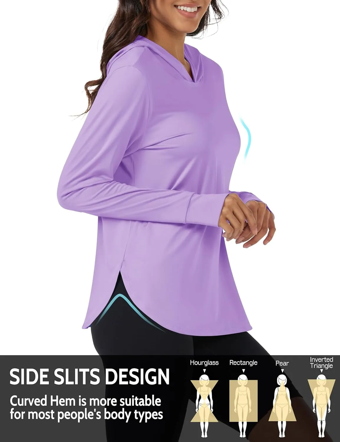 Sleeve Lightweight Hiking Fishing Workout Tops Womens Sun Protection Hoodies UPF 80  UV skillful methyl cult Shirts Long 