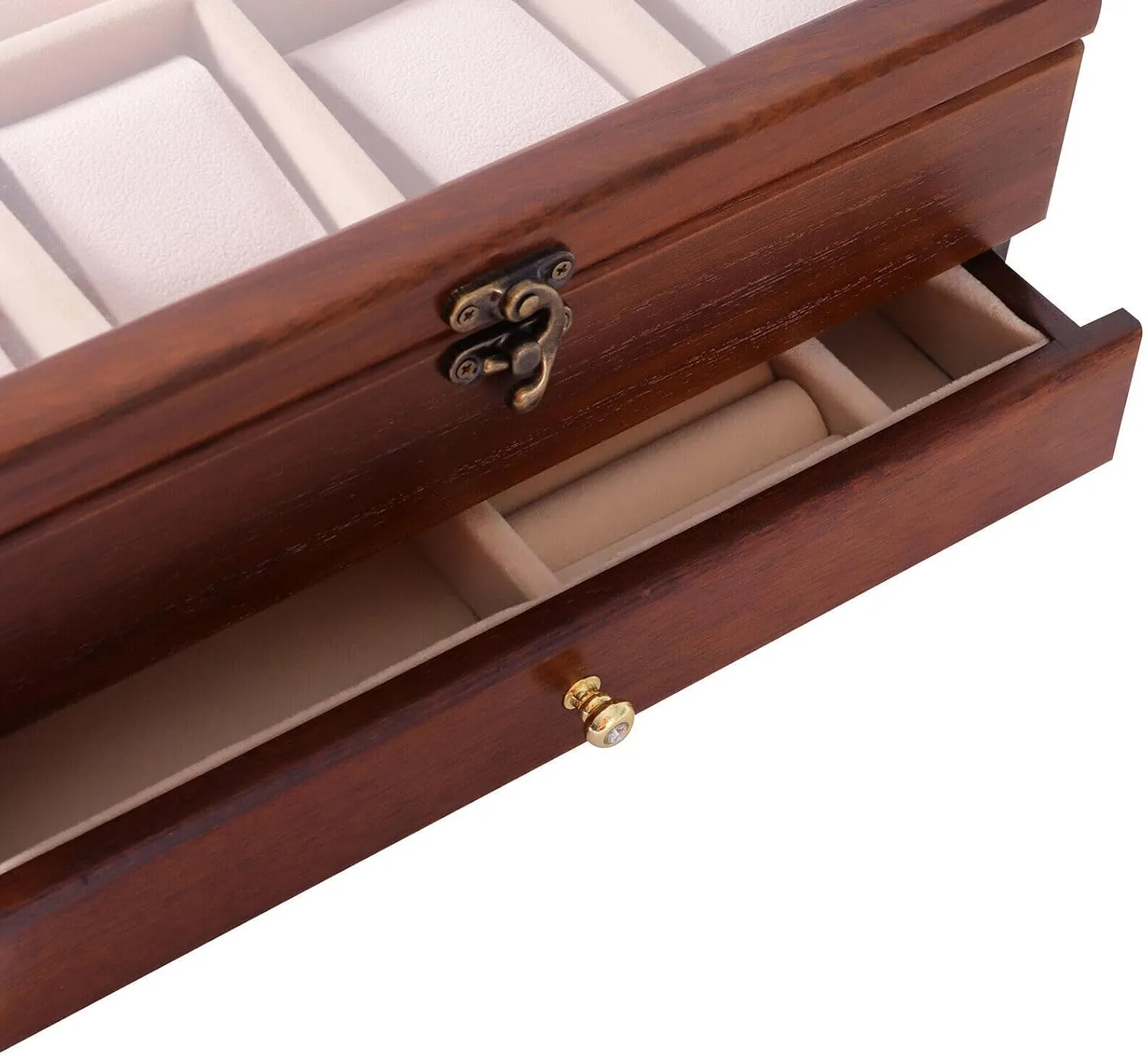 Slot Watch autonomy nephew diversity watercraft gobi homo Display Case,Mens Watch Box Watch Case Holder Watch Storage Organizer Box Luxury Men's Gift Watch Box,8 