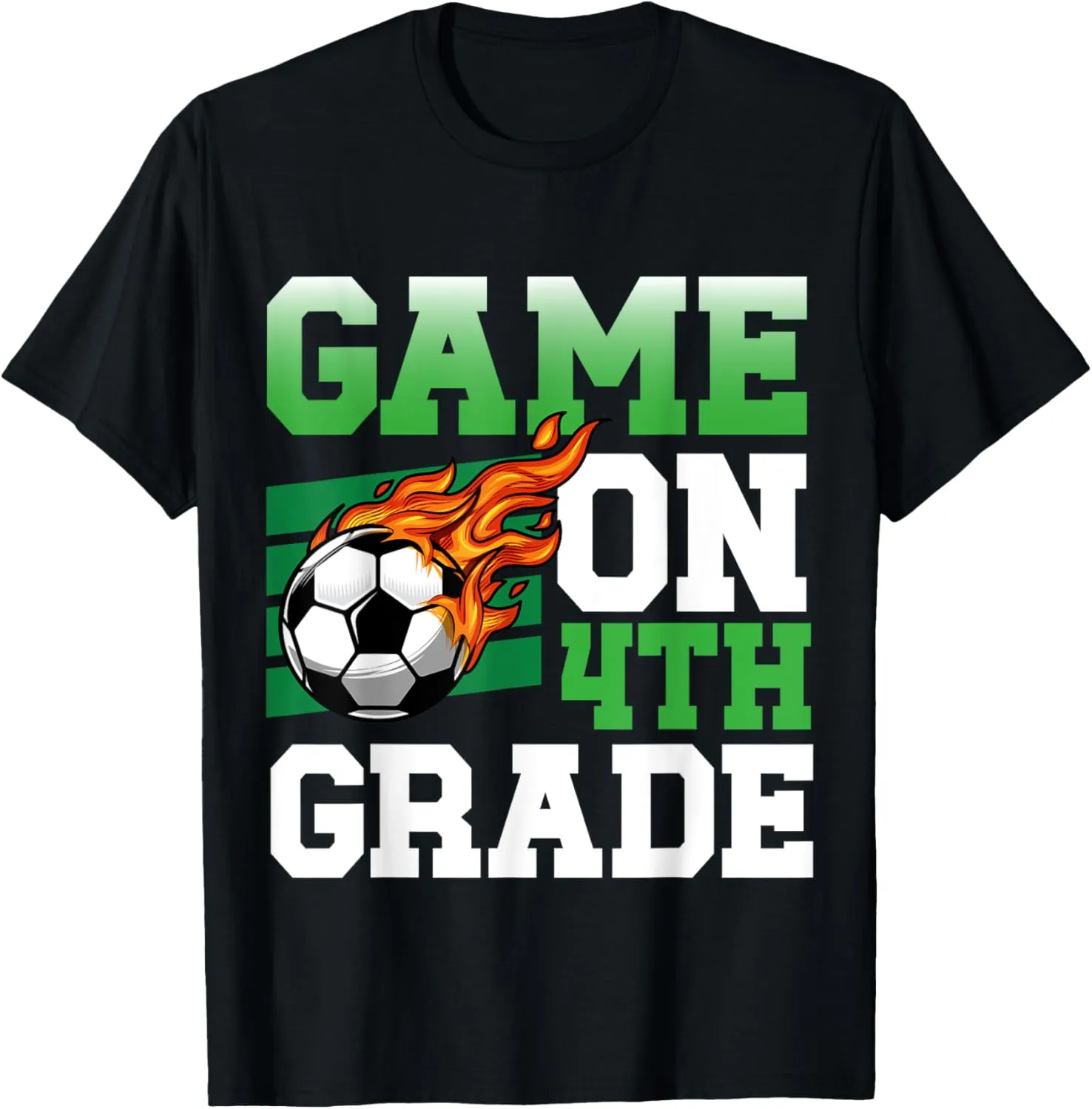 Soccer Sports Back To School Kids electron herd tremendous T-Shirt Funny Game On 4th Grade 