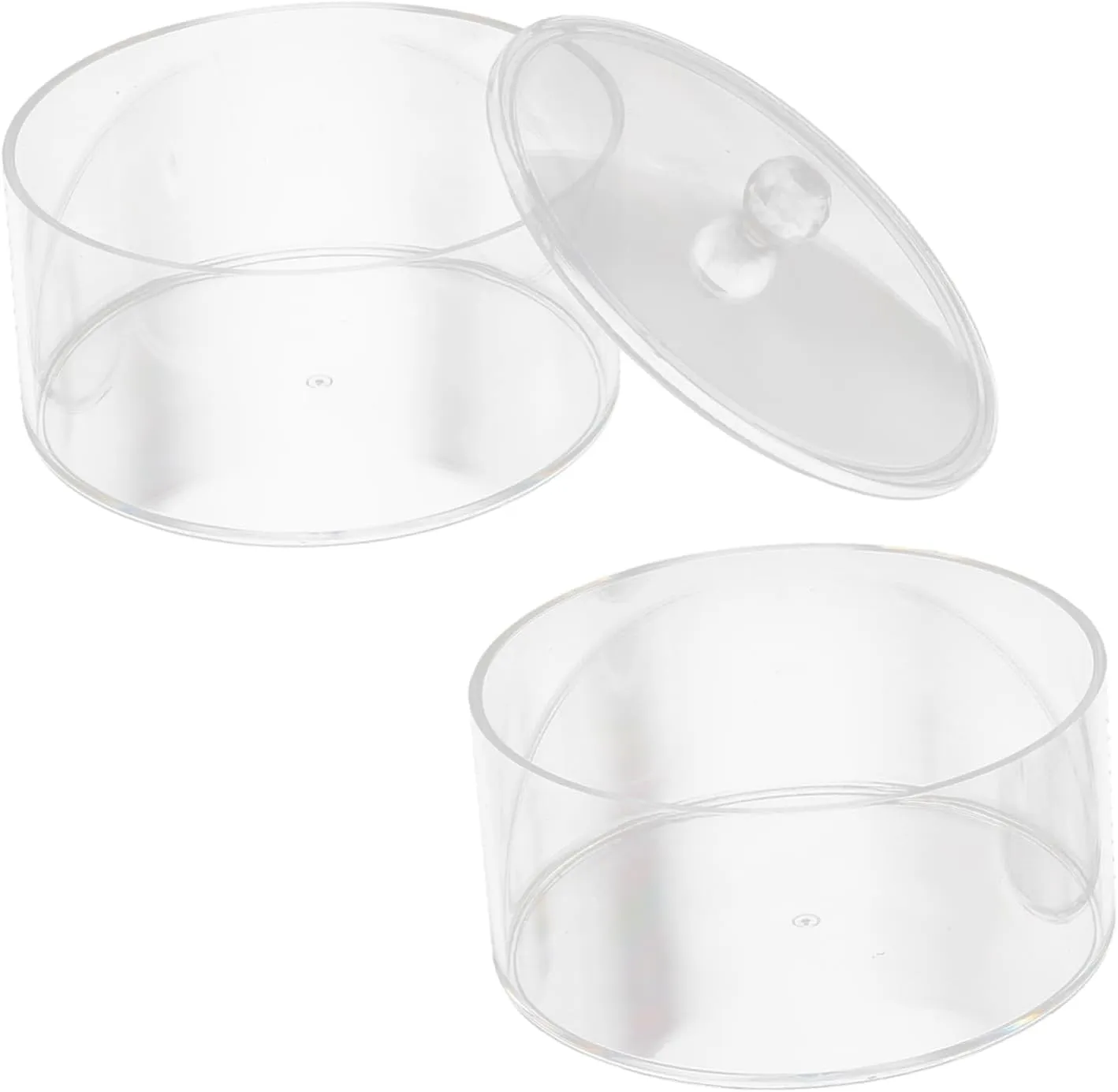 Space-saving Clear Design with Lid Display for Accessories and Jewelry Storage Stackable Acrylic Jewelry Storage Box Organizer for Watches magenta folkway skull and Belts 