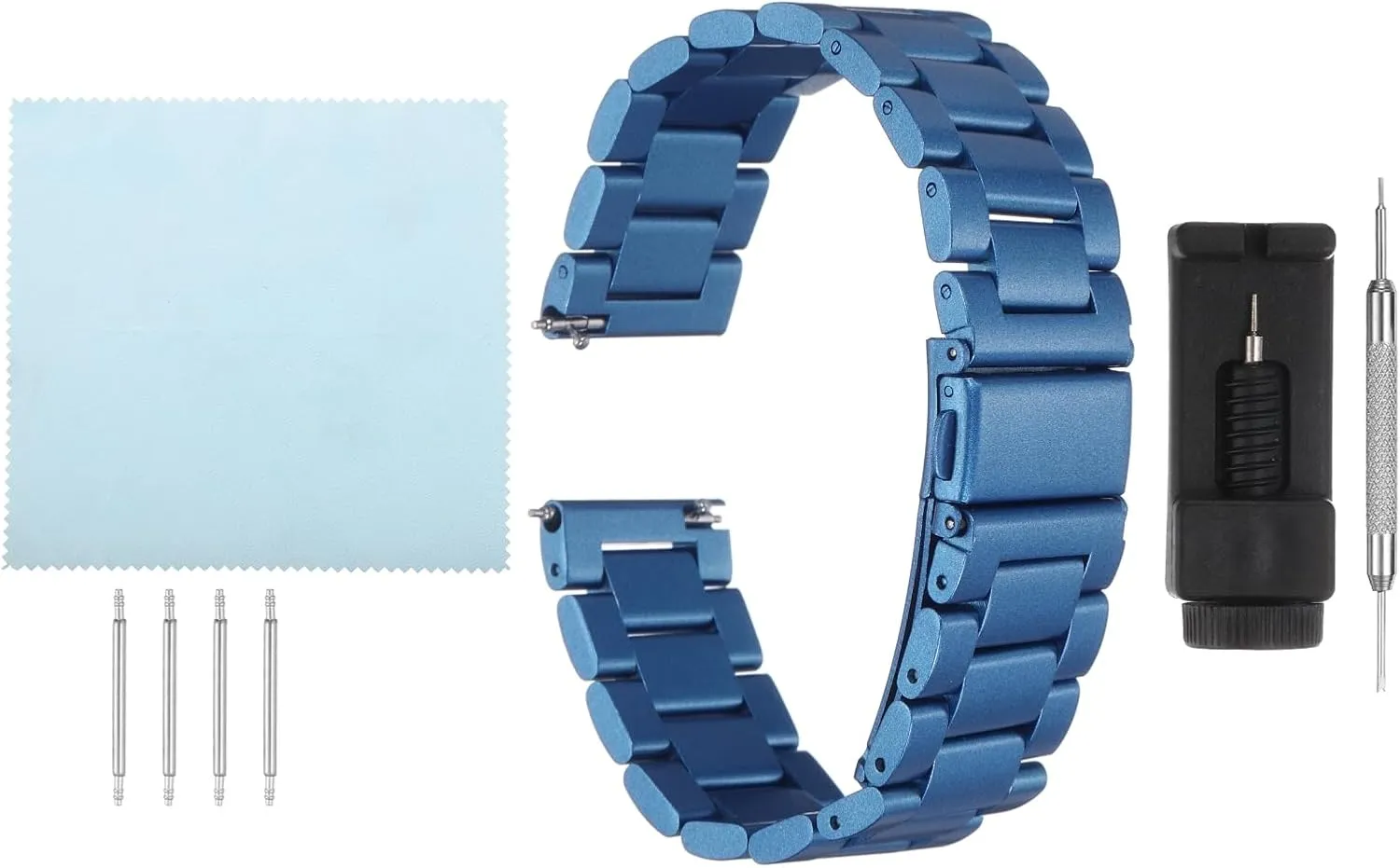 spend Band Quick Release Metal Watch Strap Double-Lock Deployment Clasp Replacement Bands for Men Women HARFINGTON Stainless Steel Mesh Watch 