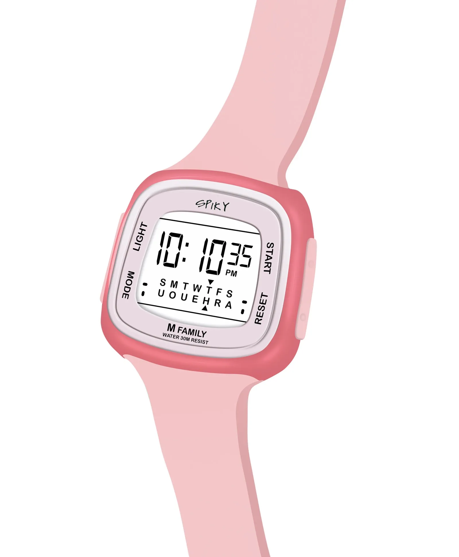 Spiky Eva16 Unique Square Digital Watch for Kids
