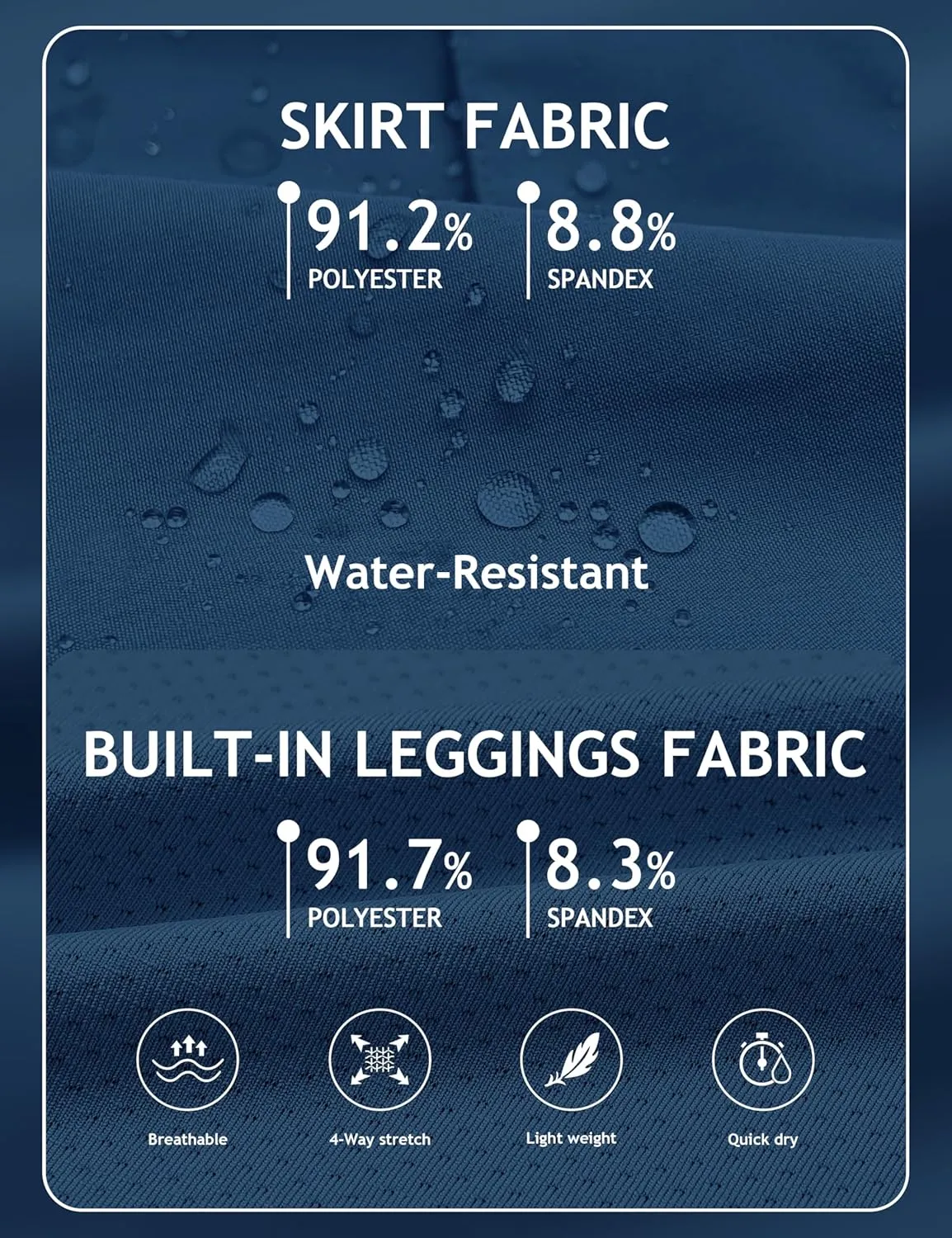 Sport Quick obstruction Dry Skirt with Zipper Pockets MoFiz Women's 18" Hiking Cargo Skort Athletic Skirt High Waist Golf Dressy Casual 