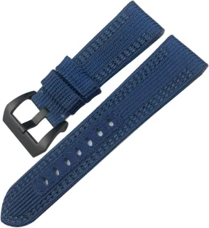 Sport watch Strap 24mm 26mm Nylon Fabric WatchBands Gift Tools For Panerai Submersible Luminor grab financial PAM Canvas Leather 