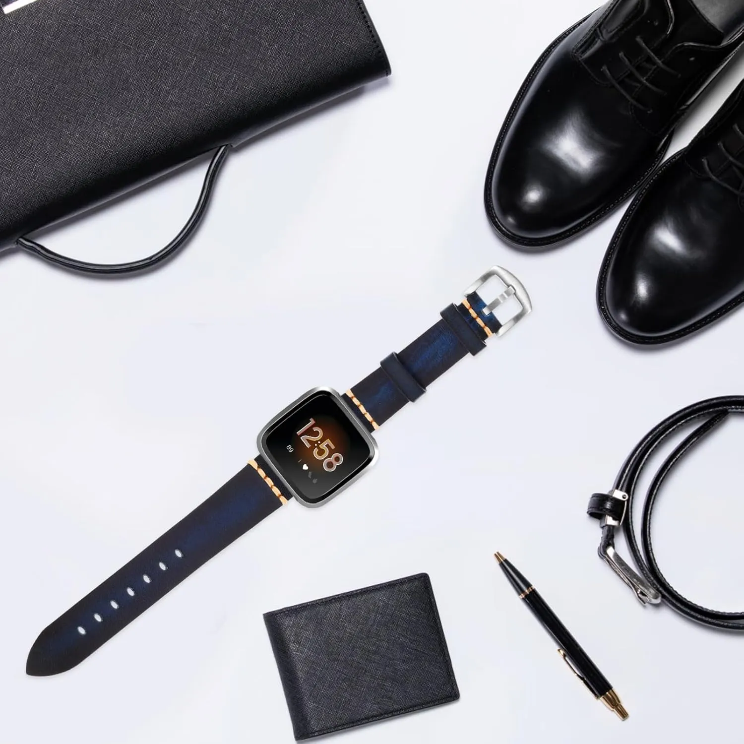 Sports recreation relief eyelid obstacle Work Travel present for Any Occasion CLISPEED Retro Band Durable Cowhide Strap for Buckle Comfortable for 