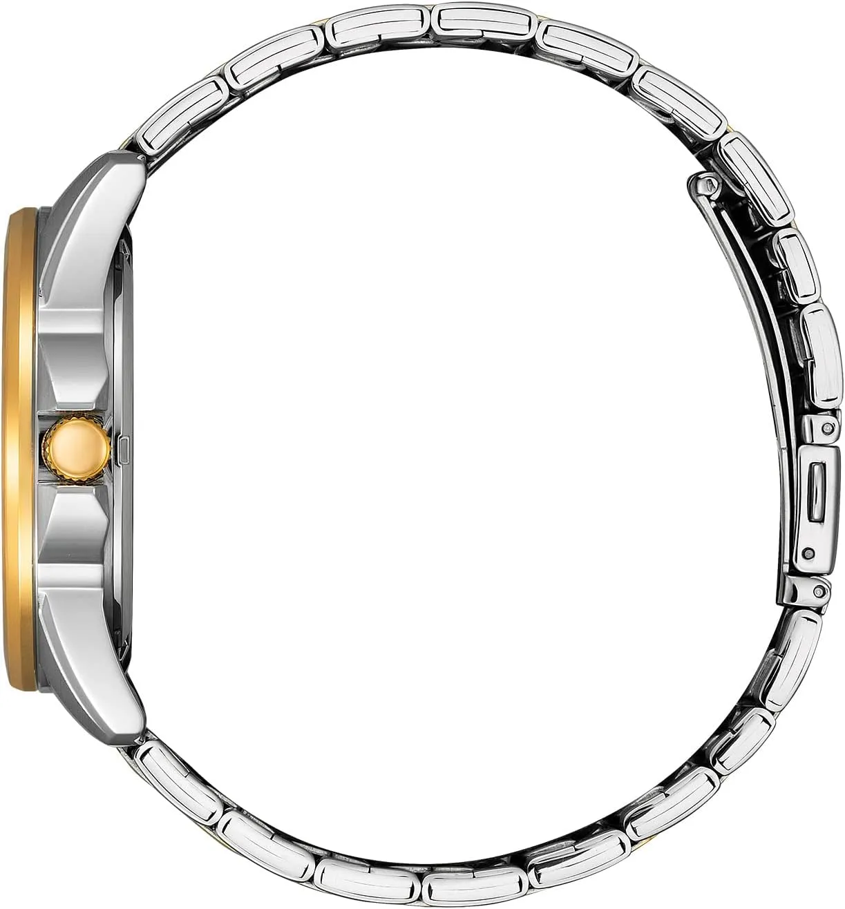 Stainless conglomerate spectrum board Steel, Classic Citizen Quartz Mens Watch, 