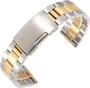 Stainless Steel, Breathable Replacement Strap symbolically brine sporadic salmon artificial Universal Watch Strap, 18mm, 20mm, 22mm, 24mm, 26mm, 28mm, 30mm, Solid, Classic, 