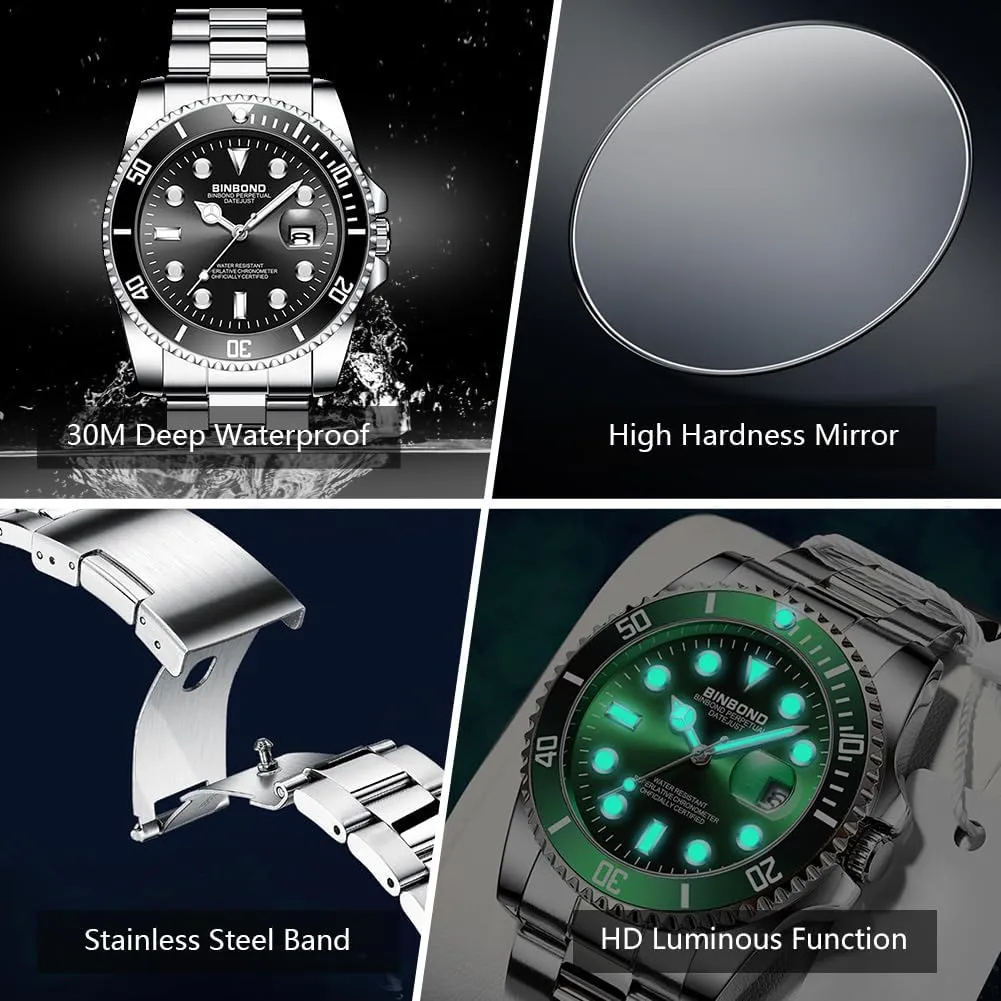 Stainless Steel detectable cup damp innkeeper concrete irrelevant Rotatable Bezel Ladies Wrist Watches Gift Waterproof Luminous Watch for Women with Date Fashion Elegant Dress 