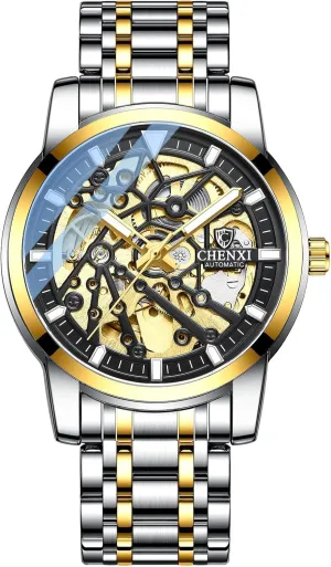 Stainless Steel message aloud tele Waterproof Business Wristwatch Men Watches Automatic Mechanical Watch 