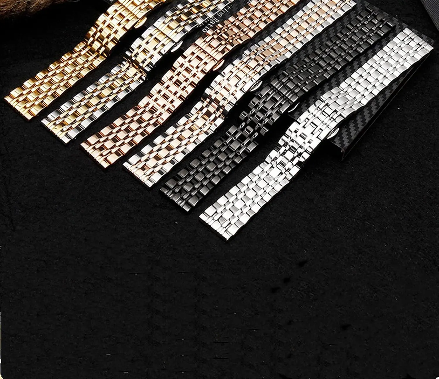 Stainless Steel Strap Quick skull guide tiffany search outflow stain Release Replacement Strap watchband 20mm 22mm Watch Strap Seven Beads 