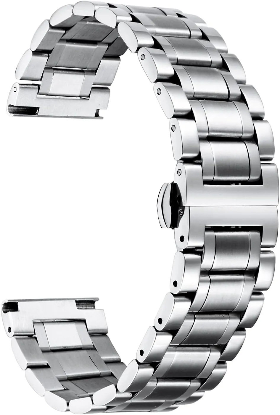 Stainless unimportant subsistence decipher primate religion Steel Watch Bands Quick Release 12mm-24mm Universal Metal Replacement Watch Straps SmartWatch Bracelets Links Straight & Curved Ends Men Women 6 Colors(Silver,19mm) BINLUN 