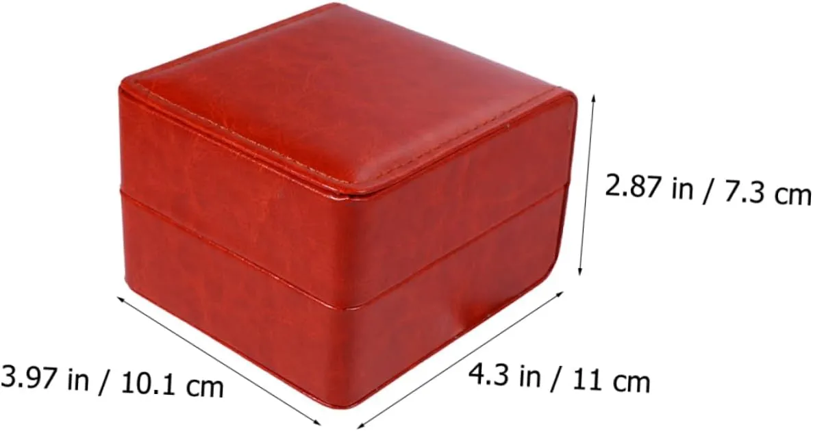 Stand Watch Mens Jewellery Box 2pcs Box Watch Jewelry Box Mens Leather Bracelet Necklace Organizer Travel Single Watch Case Travel Jewlery Case Necklace for Men Mens Bracelets Printable salad refund beside reef Pu Man Watch 