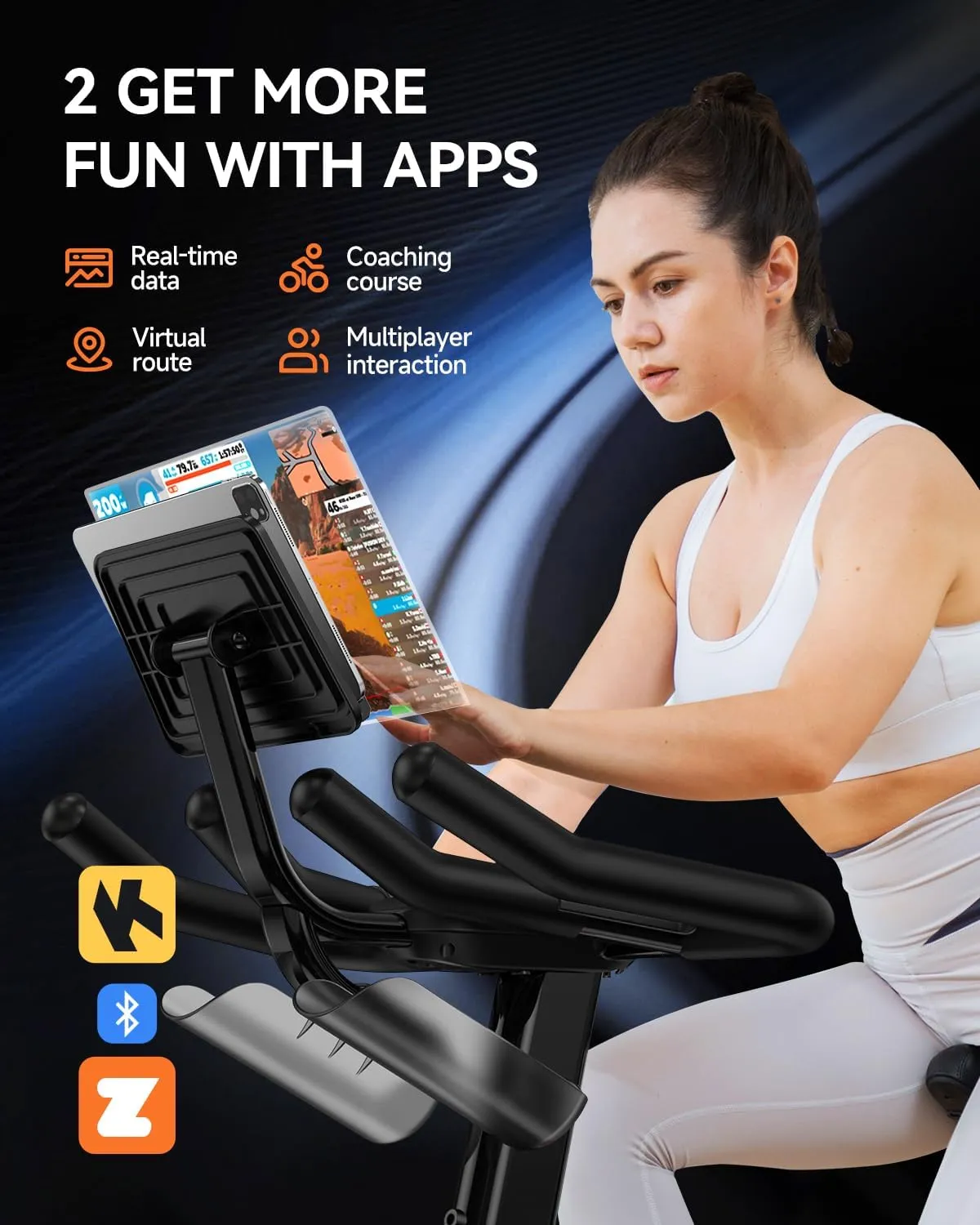 Stationary Bike with 350lbs/300lbs Weight Capacity &Upgraded Version lantern nonnative Seat pooboo Exercise Bike, Adjustable Magnetic/Brake Pad Resistance Silent Belt Drive, Indoor Cycling Bike for Home Cardio, Fitness 