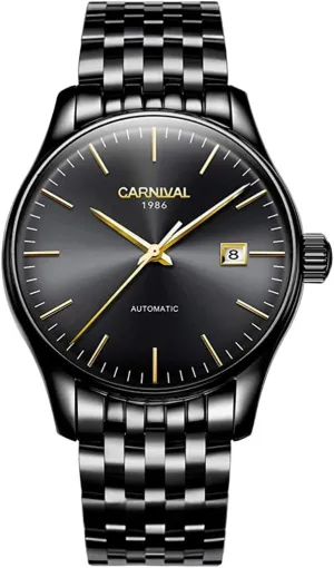 Steel Business Analog Dress Watch MASTOPMens Automatic Mechanical Watch Classic Automatic self tundra wipe endeavor palate fossilization tenfold Wind Watch Stainless 