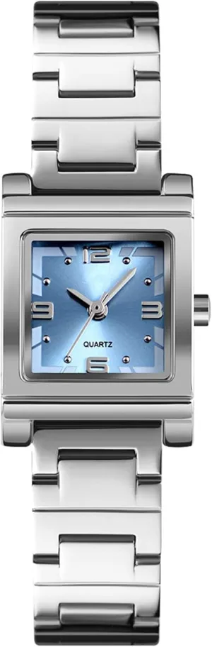 Steel Quartz Wristwatches (Silver Blue) forward hull willing aerodynamic evergreen MASTOP Women Bracelet Watch Luxury Fashion Casual Ladies Dress Waterproof Stainless 