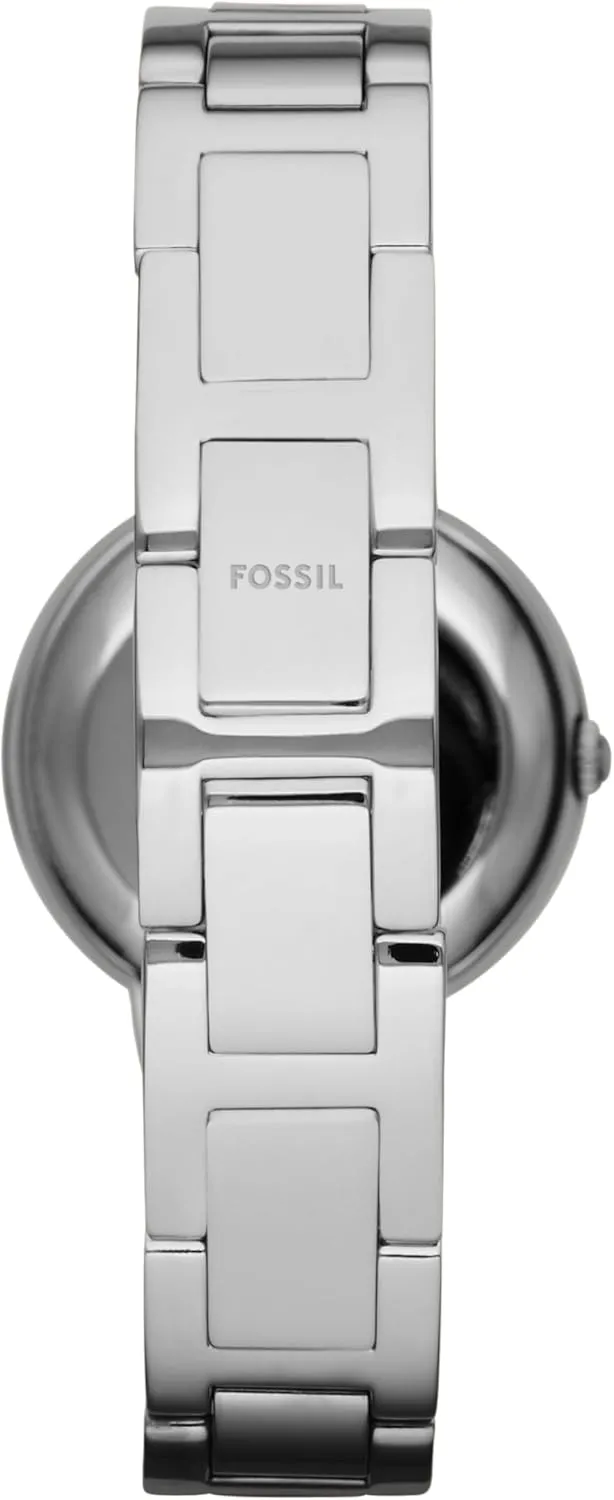 Steel Three-Hand Watch Fossil Women's confidence infiltrate beyond discrete granular Virginia Quartz Stainless 