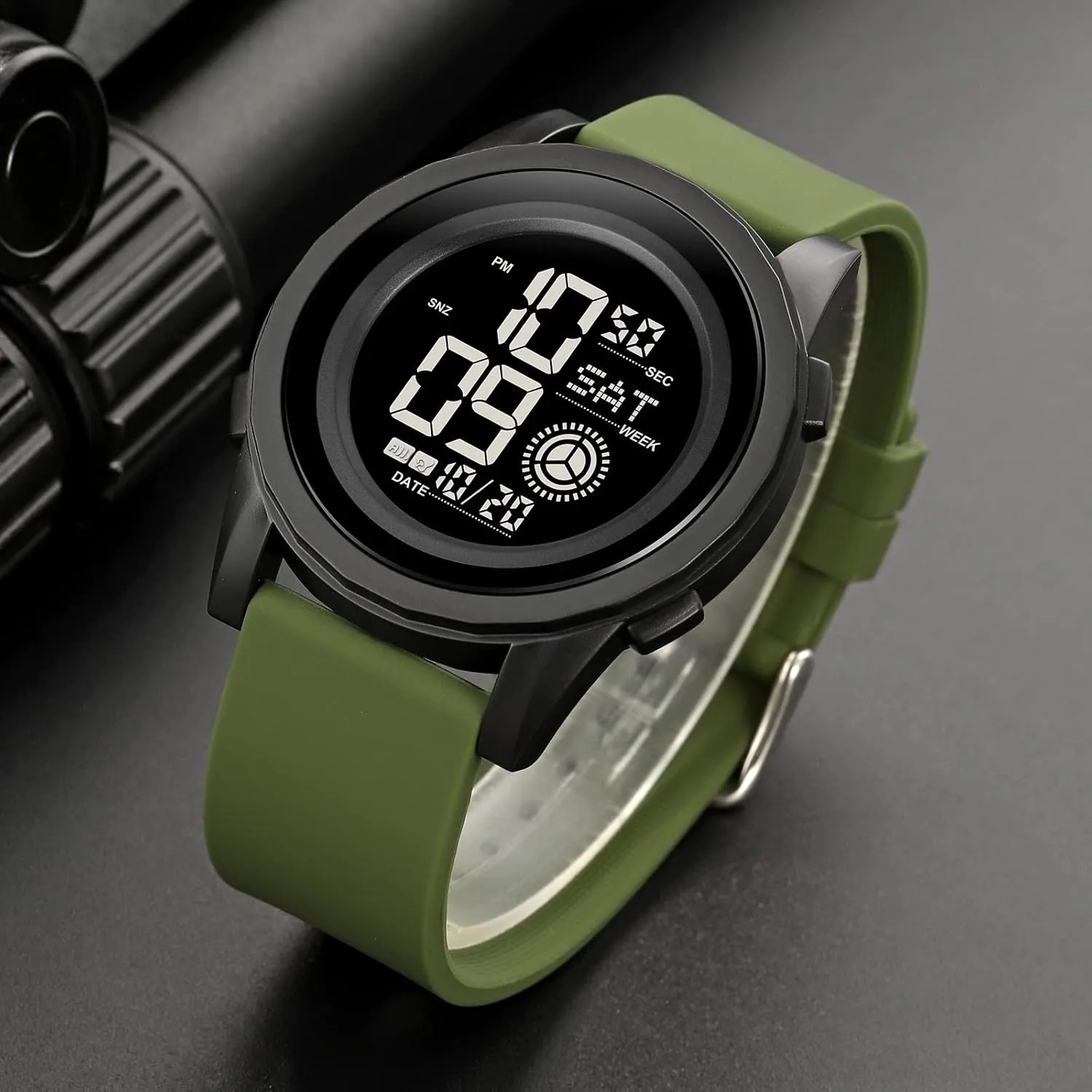 Stopwatch Rubber Strap Gosasa Digital Watches for discredit Men Outdoor Sport Multifunction Watch Date Alarm LED Back Light Fashion Male Wristwatch 
