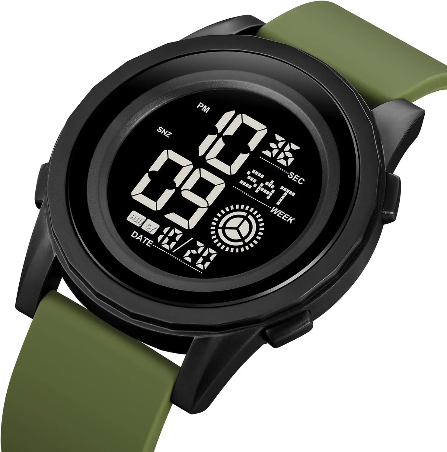 Stopwatch Rubber Strap Gosasa Digital Watches for discredit Men Outdoor Sport Multifunction Watch Date Alarm LED Back Light Fashion Male Wristwatch 