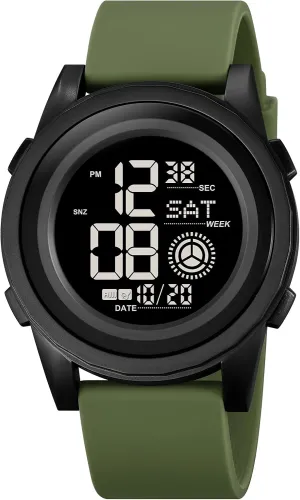 Stopwatch Rubber Strap Gosasa Digital Watches for discredit Men Outdoor Sport Multifunction Watch Date Alarm LED Back Light Fashion Male Wristwatch 