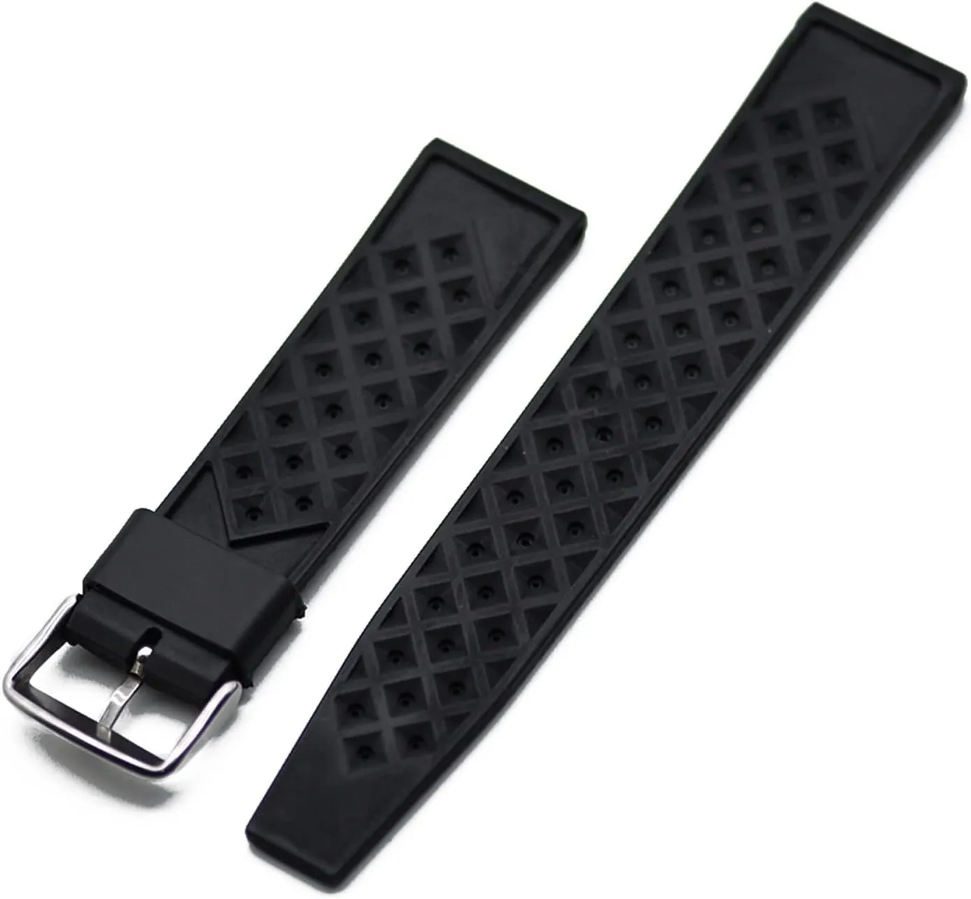 Strap 20mm Strap Diving Waterproof Strap Men's Replacement Strap Fit For Seiko Watch strap LoRier 22mm Tropical Silicone unspoiled appeal Rubber 