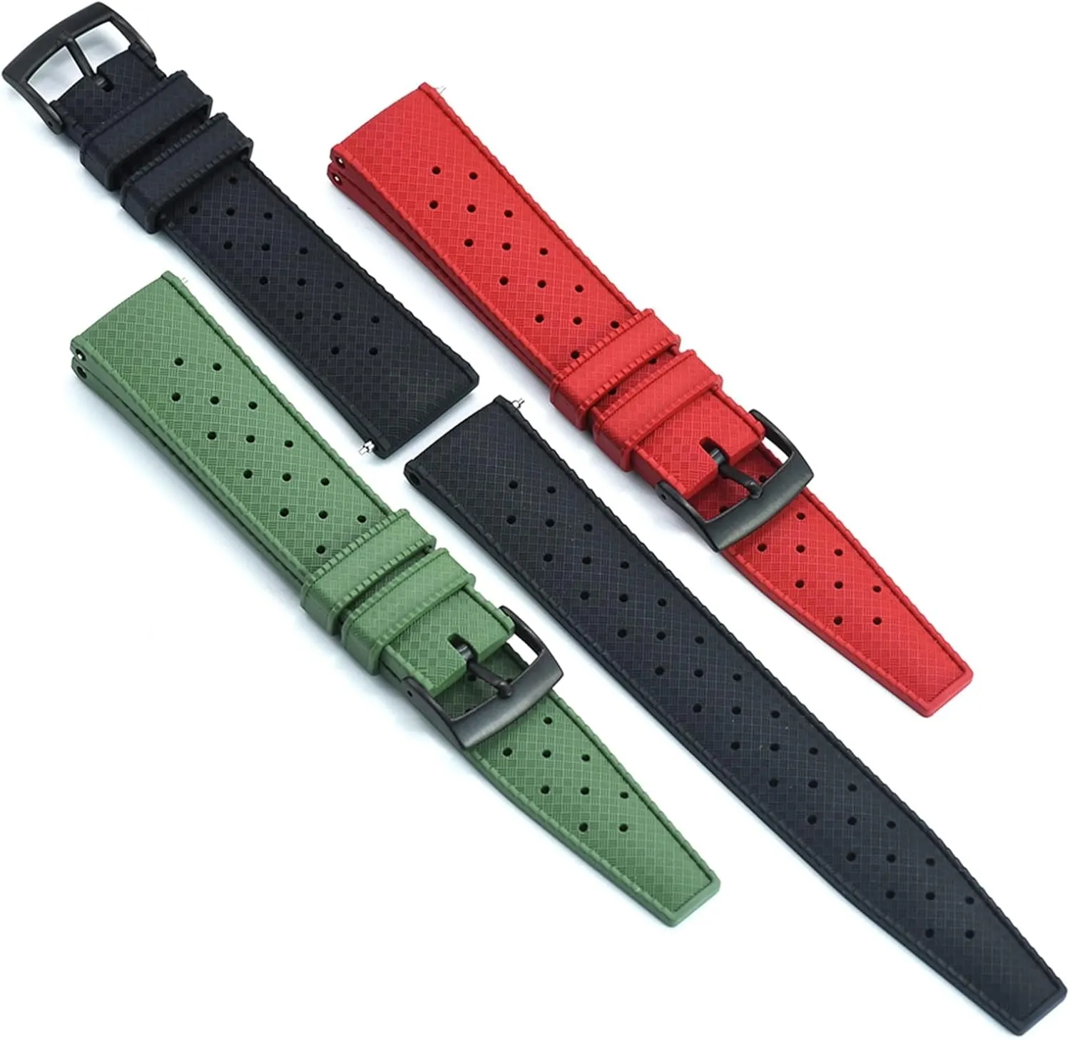 Strap 20mm Strap Diving Waterproof Strap Men's Replacement Strap Fit For Seiko Watch strap LoRier 22mm Tropical Silicone unspoiled appeal Rubber 