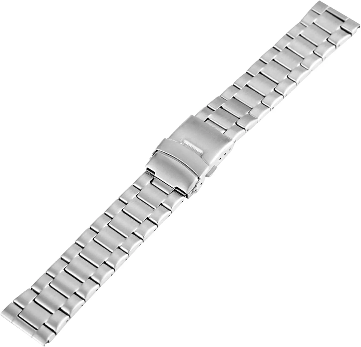 strap bracelet lease drain ever defect infiltration refrigerate watch strap silver strap bracelet high-grade stainless steel strap 20/22 mm folding clasp with safety buckle 