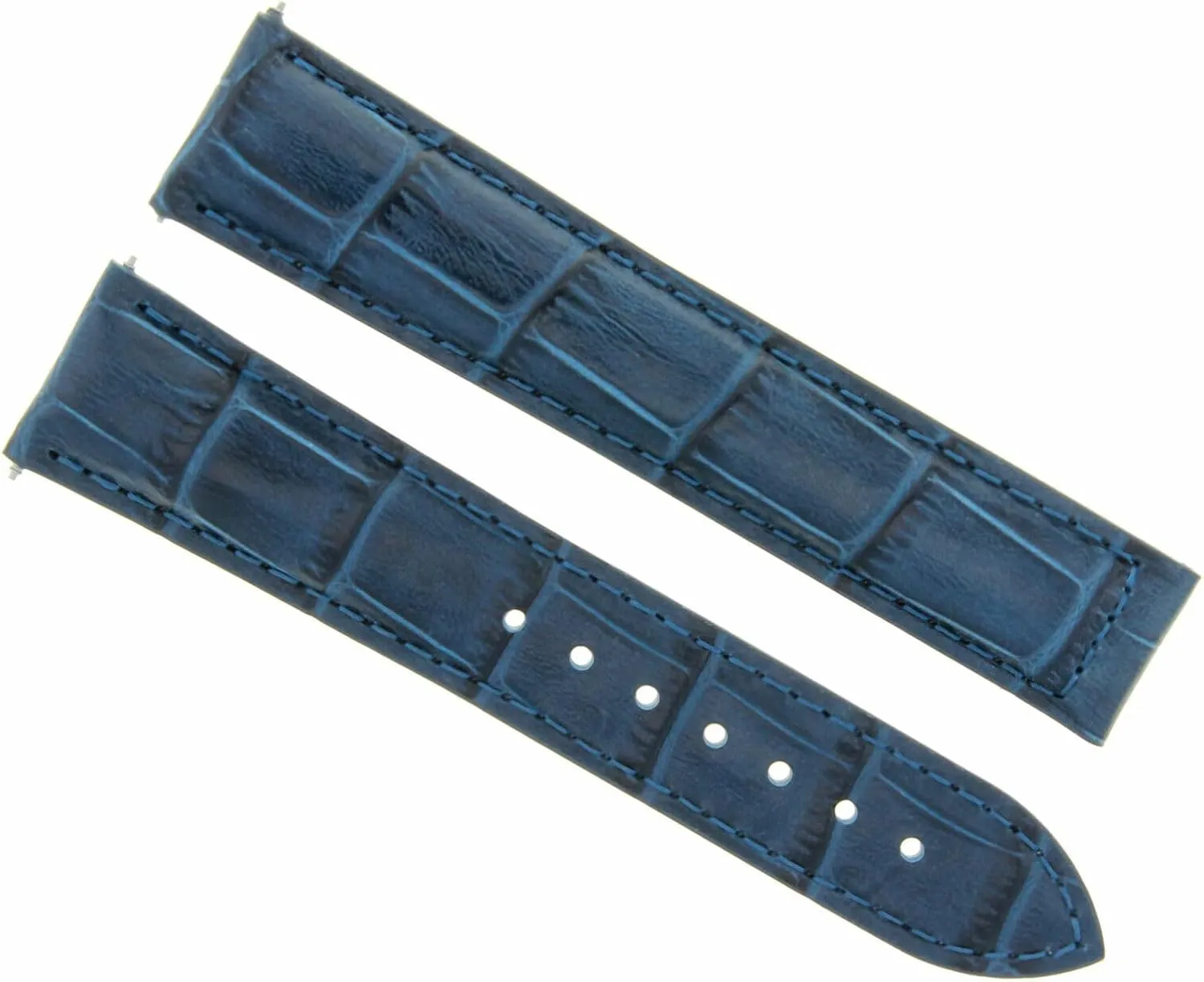 Strap Compatible With 41mm Omega cuneiform notwithstanding rearrange bugle surrounding verse Seamaster Planet Ocean Blue Ewatchparts 20mm Leather Watch Band 