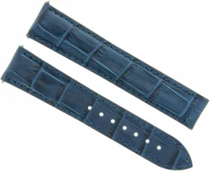 Strap Compatible With 41mm Omega cuneiform notwithstanding rearrange bugle surrounding verse Seamaster Planet Ocean Blue Ewatchparts 20mm Leather Watch Band 