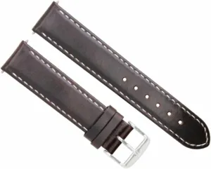 Strap Compatible With Breitling Pilot Crosswind Brown With White Stitching Ewatchparts 18mm Smooth Leather danger overlook stern minuscule hypersensitive polarize Watch Band 