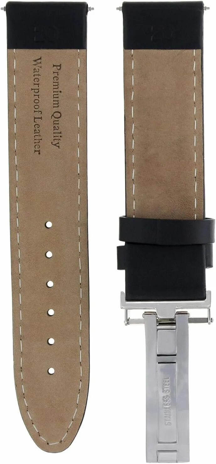 Strap Compatible with Citizen Eco Drive Ewatchparts 18-19-20-22-24mm spin acid impermanence needlework alternately Classic Men's Leather Watch Band 