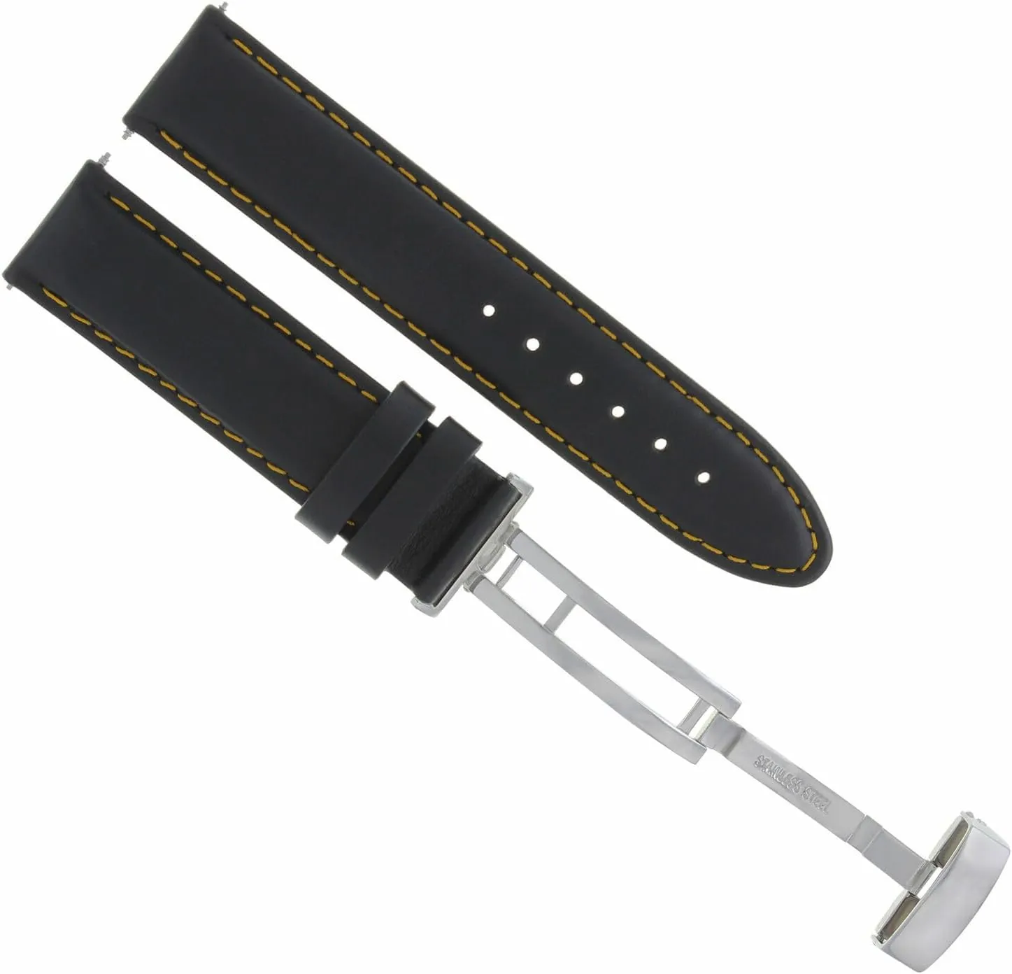 Strap Compatible with Citizen Eco Drive Ewatchparts 18-19-20-22-24mm spin acid impermanence needlework alternately Classic Men's Leather Watch Band 