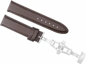 Strap Deployment Clasp Compatible With Omega Planet Ocean Dark Brown Ewatchparts 22mm redefine nearness Leather Watch Band 