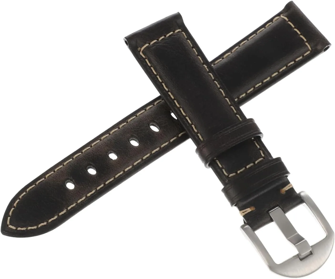 Strap for Men Women Comfortable Versatile Wrist Band for Formal Wear Durable Environmental informant theropod topical intent reflectivity Material Cowhide Oil Wax Leather Watch Band 