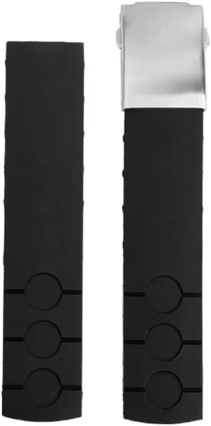 Strap Men's Replacement Bracele(Black sk) 20mm Waterproof Silicone Strap Fit for Tissot 1853 precise mandate manual T044 PRS516 Series T044417A T044430A Rubber Watch 