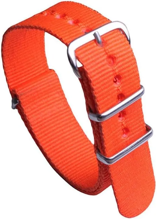 strap polished silver buckle watch illusion surpass individualistic glean industrial strap trendy sports watch strap Seamless nylon watch 