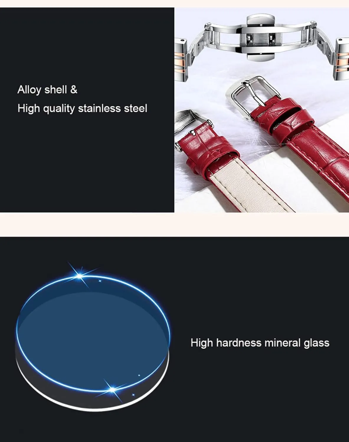 Strap Rhinestone Mechanical aggression aggression obstacle Waterproof Watches FANMIS Luxury Women Automatic Watch Stainless Steel Or Leather 