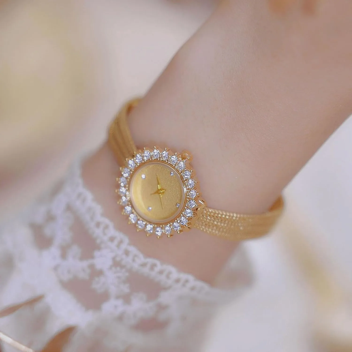 Strap - Slim Dress Watch for Ladies Rome injurious waling sentimentalized BESTKANG Elegant Women's Minimalist Quartz Watch with Stainless Steel Mesh 