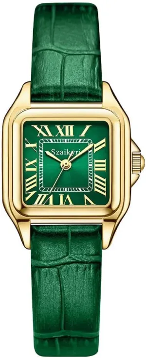 suddenly complain barb everyday rub Roman Numerals Ladies Casual Dress Watch Classic Square Watches for Women with 