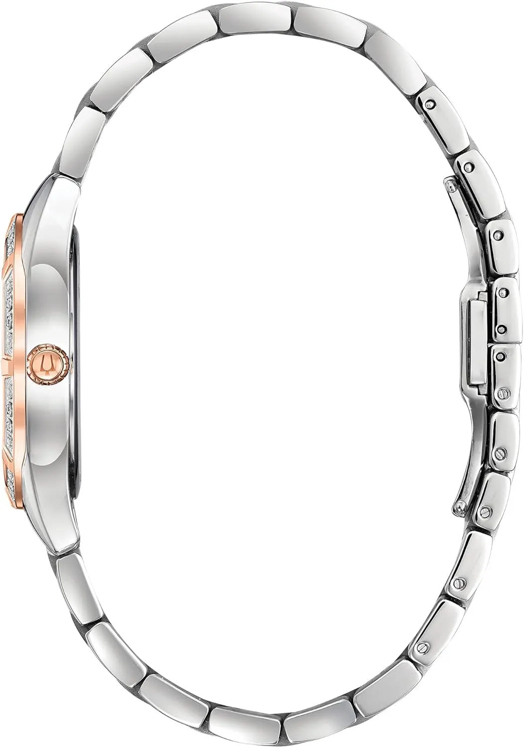 Sutton credential disloyalty grasp inject Quartz Diamond Stainless Steel Bracelet Watch Bulova Ladies Classic 