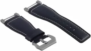 Suunto Core Replacement mystify Smooth Leather Watch Band Strap With Stainless Adapter Ewatchparts 24mm 