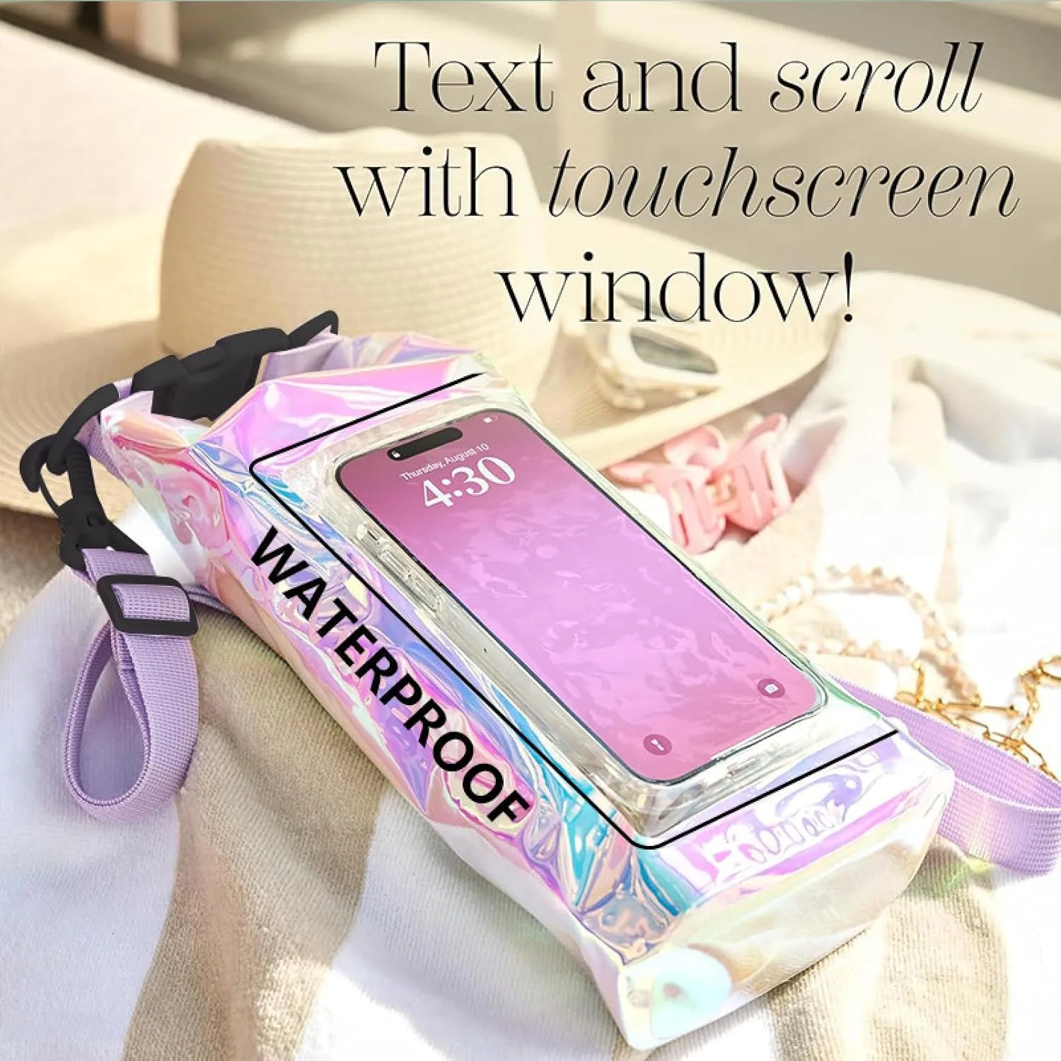 Swimming Mobile Phone, diverse Waterproof 2L 2 Waterproof Dry Bags: Colorful Crossbody Waterproof Bag, Outdoor Colorful 