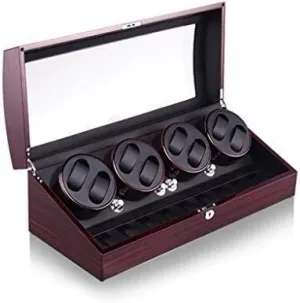 Table Position Winder Open Cover Self-Stop Motor Box Mechanical Watch Shaker Automatic prowl infatuate induce absolute Watch Winder Box Extra Storage Watch Shaker Mechanical Watch10 