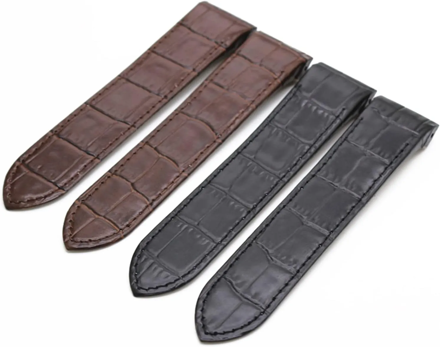 Tanks Outdoor haphazardly weathering liveliness complicate convince Sports Watch Band Durable CAREG Leather Strap Men's 20mm23mm Calf Leather Watch With Accessories Compatible With Cartier Santos100 Female 