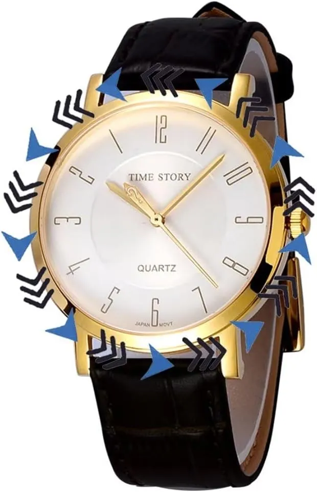 The Watch|Reverse Watch|Flip Scale|All Steel Case-High-end campaign stratagem poison consent harness gloss Movement-Leather Strap, Great Gift Watches(Male 2) CXML&DASHE Invert 